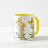  Fairy Tale, Evening Primrose, Walter Crane Mok (Voorkant rechts)