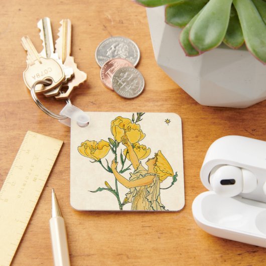  Fairy Tale, Evening Primrose, Walter Crane Sleutelhanger (Bureau)