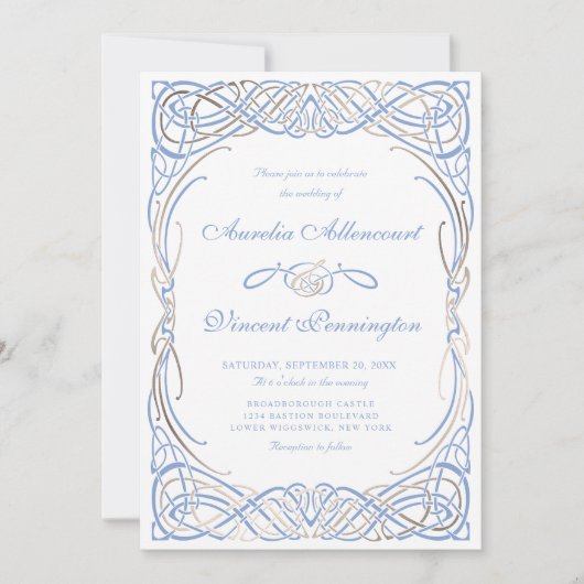 Fairy Tale Fantasy Storybook Wedding Kaart (Voorkant)