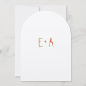 Fairy Tale Forest Fox Faire-part de mariage (Dos)