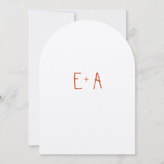 Fairy Tale Forest Fox Faire-part de mariage (Dos)