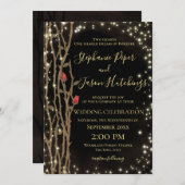 Fairy Tale Forest Wedding Kaart (Voorkant / Achterkant)