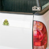 Fairy Tale Frog Prince with Crown Bumpersticker (Op Truck)