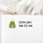 Fairy Tale Frog Prince with Crown Etiket (Insitu)