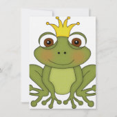 Fairy Tale Frog Prince with Crown Kaart (Voorkant)