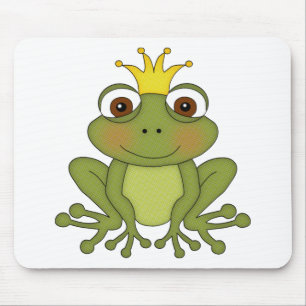 Fairy Tale Frog Prince with Crown Muismat
