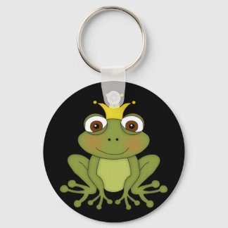 Fairy Tale Frog Prince with Crown Sleutelhanger