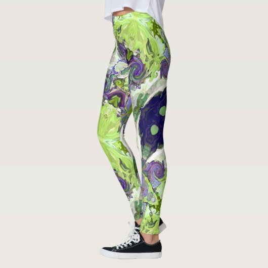 Fairy Tale Hearts Lemon Leggings (Gauche)