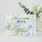Fairy tale Jardin Invitation de mariage (Debout devant)