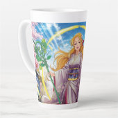"Fairy Tale Latte Mug Enchantant design pour votre (Angle gauche)