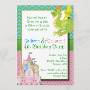 Fairy Tale Party uitnodiging