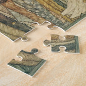  Fairy Tale, Princess and Pea, Edmund Dulac Legpuzzel (Zijkant)