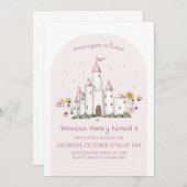 Fairy Tale Princess Anniversaire Fête Invitation (Devant / Derrière)
