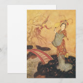  Fairy Tale Princess Badoura, Edmund Dulac (Voorkant / Achterkant)