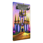 Fairy Tale Princess Castle Whimsical Girly Mini Klembord (Schuin)