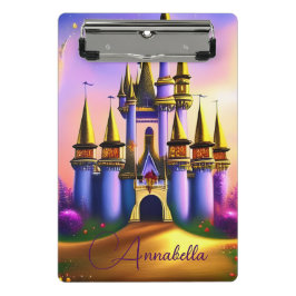 Fairy Tale Princess Castle Whimsical Girly Mini Klembord