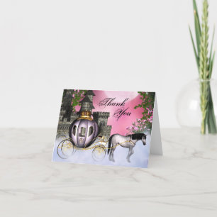 Fairy Tale Princess Dank u Bedankkaart