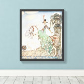 Fairy Tale, Princess Minette, Kay Nielsen Canvas Afdruk (Insitu (Houten vloer))