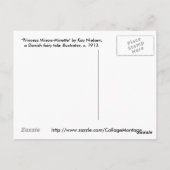 Fairy Tale Princess Riding dans le monde Carte pos (Dos)