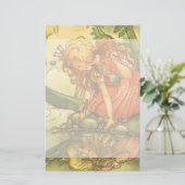  Fairy Tale, prinsprinsesprinses van Pond Briefpapier (Staand voorkant)