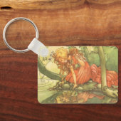  Fairy Tale, prinsprinsesprinses van Pond Sleutelhanger (Achterkant)