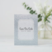 Fairy Tale Sparkle Glitter Party Save the Date Aankondigingskaart (Staand voorkant)