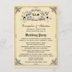 Fairy Tale Storybook Programmes de mariage