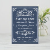 Fairy Tale Storybook Weddenschap Bespaar op datumk Save The Date (Staand voorkant)