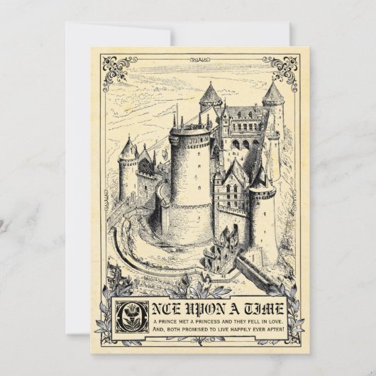 Fairy Tale Storybook Wedding Invitations (Devant)