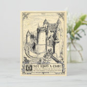 Fairy Tale Storybook Wedding Invitations (Debout devant)