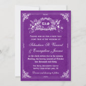Fairy Tale Storybook Wedding Invitations Kaart (Achterkant)