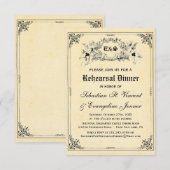 Fairy Tale Storybook Wedding Rehearsal Dinner Kaart (Voorkant / Achterkant)