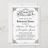 Fairy Tale Storybook Wedding Rehearsal Dinner Kaart (Voorkant)