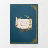 Fairy Tale trouwfoto Drieluik Uitnodiging (Cover)