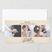 Fairy Tale Vieux Vintage Mariage Merci (Devant / Derrière)