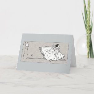 Fairy Tale Vintage Cinderella Carte d'anniversaire