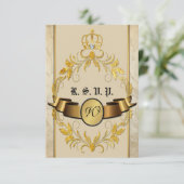Fairy Tale Wedding Carte RSVP (Debout devant)