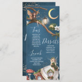 Fairy Tea Party Flat Menu (Voorkant / Achterkant)