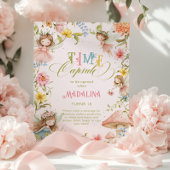 Fairy Time Capsule Bright Wildflower Birthday Poster