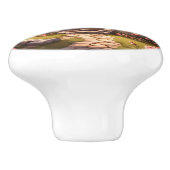 Fairy Toadstool House Keramische Knop (Zijkant)