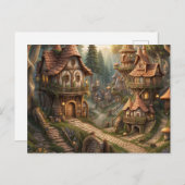 Fairy Town briefkaart (Voorkant / Achterkant)