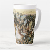 Fairy Twilight van John Anster Fitzgerald Latte Mok (Rechterhoek)