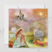 Fairy & Unicorn Fairytale Castle Kaart (Voorkant)