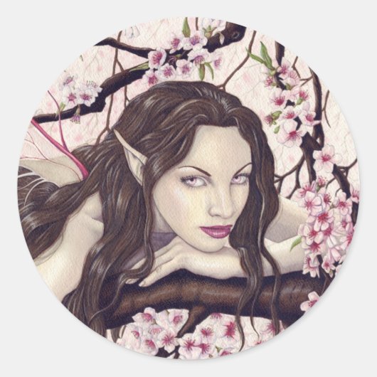 Fairy van de Spring Bloom Sticker (Voorkant)