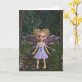 Fairy Violet - Carte de voeux (Fleur jaune)