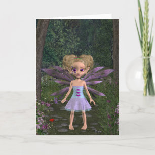 Fairy Violet - Wenskaart Kaart