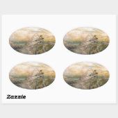 Fairy vliegt weg met kind Sticker (Vel)