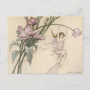 Fairy vol met Joy Briefkaart