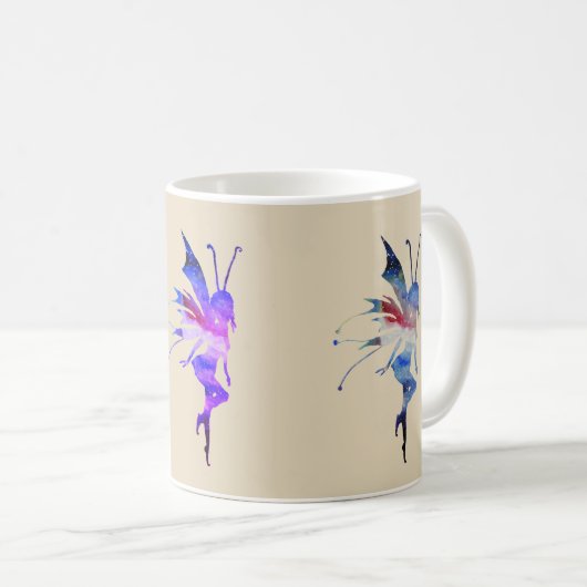 Fairy Waterverf Art Classic White Mok (Voorkant rechts)