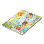 Fairy waterverf illustratie onecht notitieblok (Gedraaid)